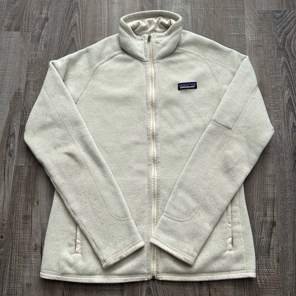 Women's Cream Full-Zip Patagonia Jacket